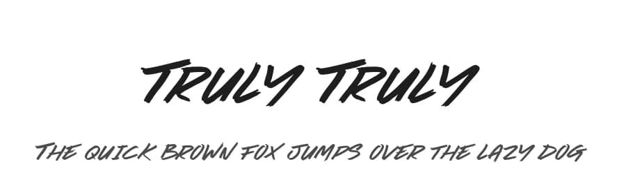 Truly Truly by JSH creates — Script Handwritten Font