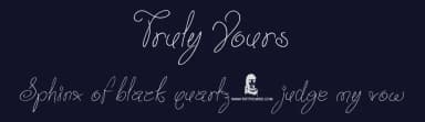 Truly Yours by JSH creates — Script Handwritten Font — thumbnail 2
