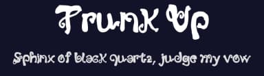 Trunk Up by Golder Jagat — Script Handwritten Font — thumbnail 2