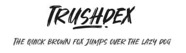 Trushdex by Khurasan — Script Handwritten Font — thumbnail 1