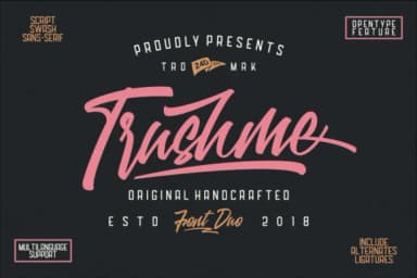 Trushme Font by 24Design Studios — Script Handwritten Font — thumbnail 1
