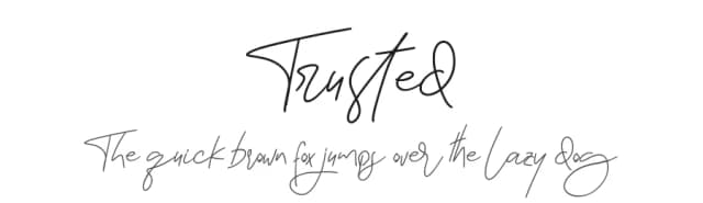 Trusted by Noftanti Studio — Script Handwritten Font