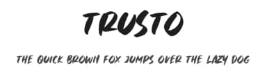 Trusto by Excellent Ritma Florendia — Script Handwritten Font — thumbnail 1