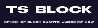 TS Block by Steve Ferrera — Sans Serif Font — thumbnail 2