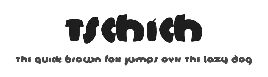 Tschich by Manfred Klein — Sans Serif Font