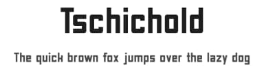 Tschichold by Peter Wiegel — Sans Serif Font — thumbnail 1