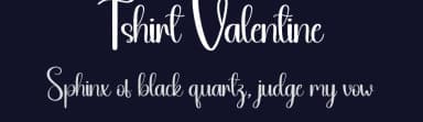 Tshirt Valentine by Andi Moz — Script Handwritten Font — thumbnail 2