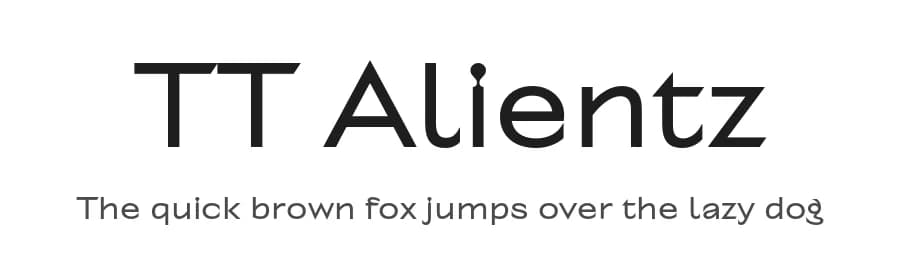 TT Alientz by TypeType Foundry — Sans Serif Font
