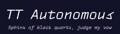 TT Autonomous by TypeType Foundry — Sans Serif Font — thumbnail 2
