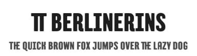 TT Berlinerins by TypeType Foundry — Sans Serif Font — thumbnail 1