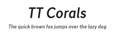 TT Corals by TypeType Foundry — Sans Serif Font — thumbnail 1