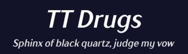 TT Drugs by TypeType Foundry — Sans Serif Font — thumbnail 2
