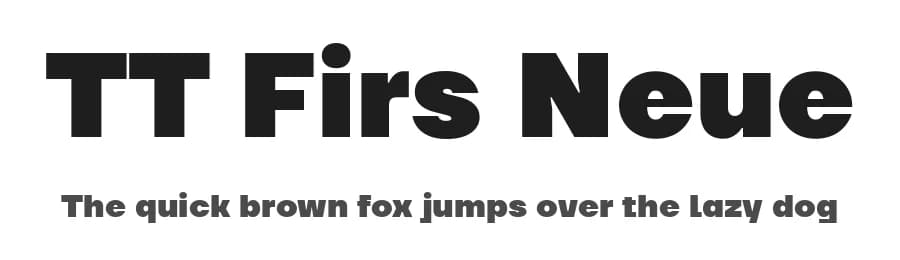 TT Firs Neue by TypeType Foundry — Sans Serif Font