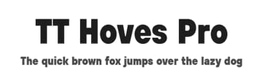 TT Hoves Pro by TypeType Foundry — Sans Serif Font — thumbnail 1
