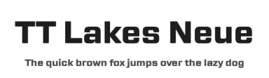 TT Lakes Neue by TypeType Foundry — Sans Serif Font — thumbnail 1