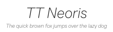 TT Neoris by TypeType Foundry — Sans Serif Font — thumbnail 1