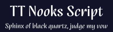 TT Nooks Script by TypeType Foundry — Sans Serif Font — thumbnail 2