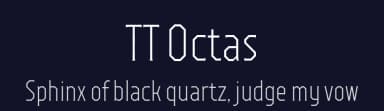 TT Octas by TypeType Foundry — Sans Serif Font — thumbnail 2