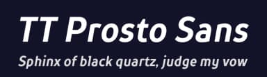 TT Prosto Sans by TypeType Foundry — Sans Serif Font — thumbnail 2