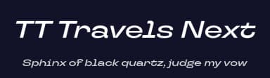 TT Travels Next by TypeType Foundry — Sans Serif Font — thumbnail 2
