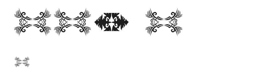TTF Tattoef by Intellecta Design — Dingbats Font