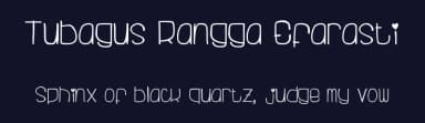 Tubagus Rangga Efarasti by Gelas Kosong — Script Handwritten Font — thumbnail 2