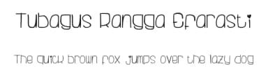 Tubagus Rangga Efarasti by Gelas Kosong — Script Handwritten Font — thumbnail 1