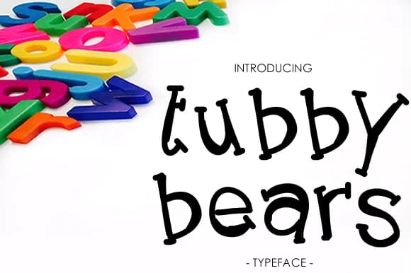 Tubby Bears Font by yh.seaofknowledge — Script Handwritten Font