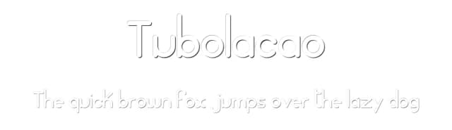 Tubolacao by Danilo Miguel — Sans Serif Font