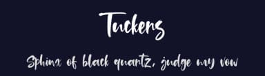 Tuckers by Khurasan — Script Handwritten Font — thumbnail 2