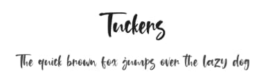 Tuckers by Khurasan — Script Handwritten Font — thumbnail 1