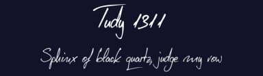 Tudy 1311 by Tudor Banciu — Script Handwritten Font — thumbnail 2