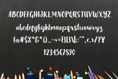 Tuesday Sush Font by Dasagani — Script Handwritten Font — thumbnail 5