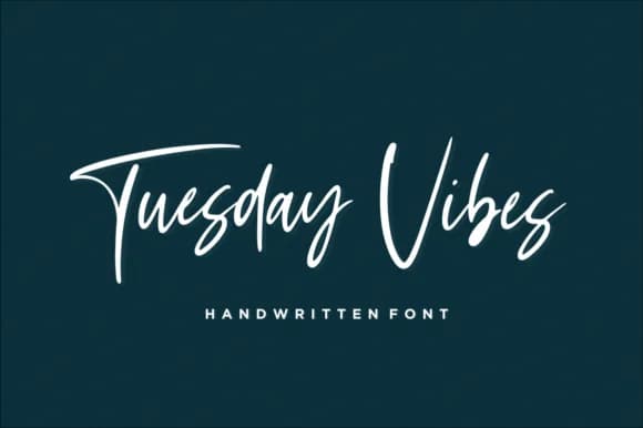Tuesday Vibes Font by Sronstudio — Script Handwritten Font
