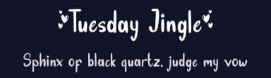 Tuesday Jingle by Attype Studio — Script Handwritten Font — thumbnail 2