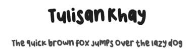 Tulisan Khay by Khay — Script Handwritten Font — thumbnail 1