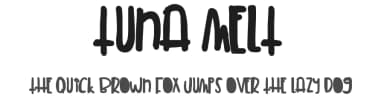 Tuna Melt by Des Gomez — Script Handwritten Font — thumbnail 1