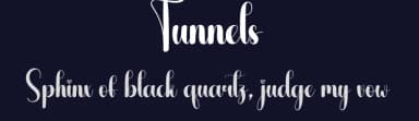 Tunnels by Andi Moz — Script Handwritten Font — thumbnail 2