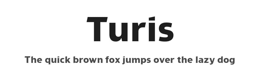 Turis by Punchform — Sans Serif Font — preview 1