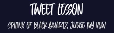 Tweet Lesson by Gassstype — Script Handwritten Font — thumbnail 2