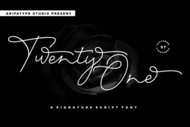 Twenty One Script Font by akifatype — Script Handwritten Font — thumbnail 1