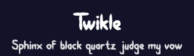 Twikle by GulioSt — Script Handwritten Font — thumbnail 2