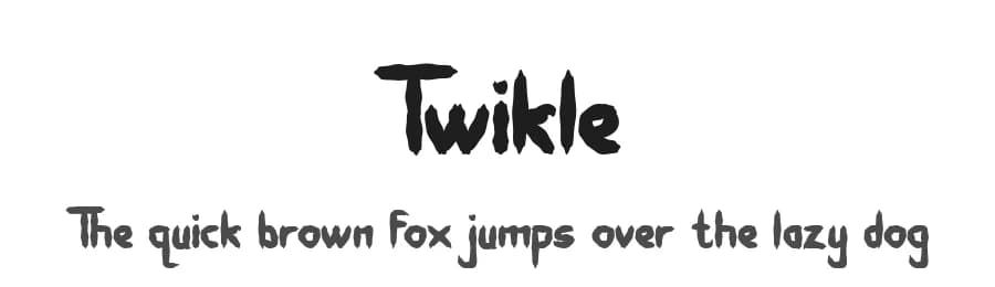 Twikle by GulioSt — Script Handwritten Font — preview 1