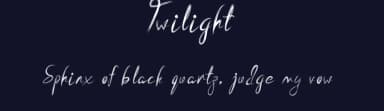 Twilight by Design Vector10 — Script Handwritten Font — thumbnail 2