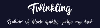 Twinkling by Alpaprana Studio — Script Handwritten Font — thumbnail 2