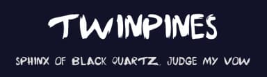 Twinpines by Billy Argel Fonts ® — Script Handwritten Font — thumbnail 2