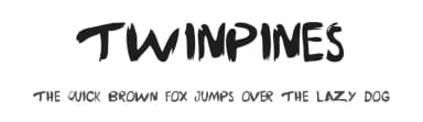 Twinpines by Billy Argel Fonts ® — Script Handwritten Font — thumbnail 1