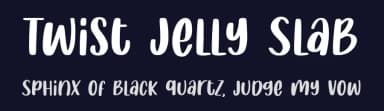 Twist Jelly Slab by Allouse Studio — Script Handwritten Font — thumbnail 2
