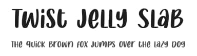 Twist Jelly Slab by Allouse Studio — Script Handwritten Font — thumbnail 1