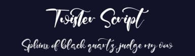 Twister Script by Vztype Studio — Script Handwritten Font — thumbnail 2